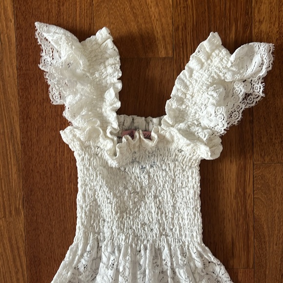 Hill House Collectors White Lace dress with slip - Picture 3 of 7